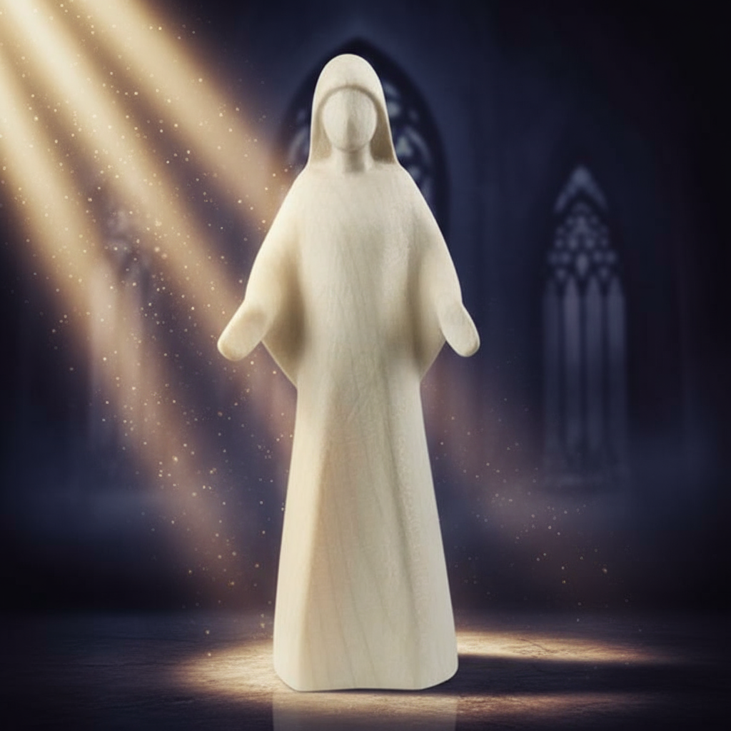 Alternative Enhanced Our Lady the Protector Statue