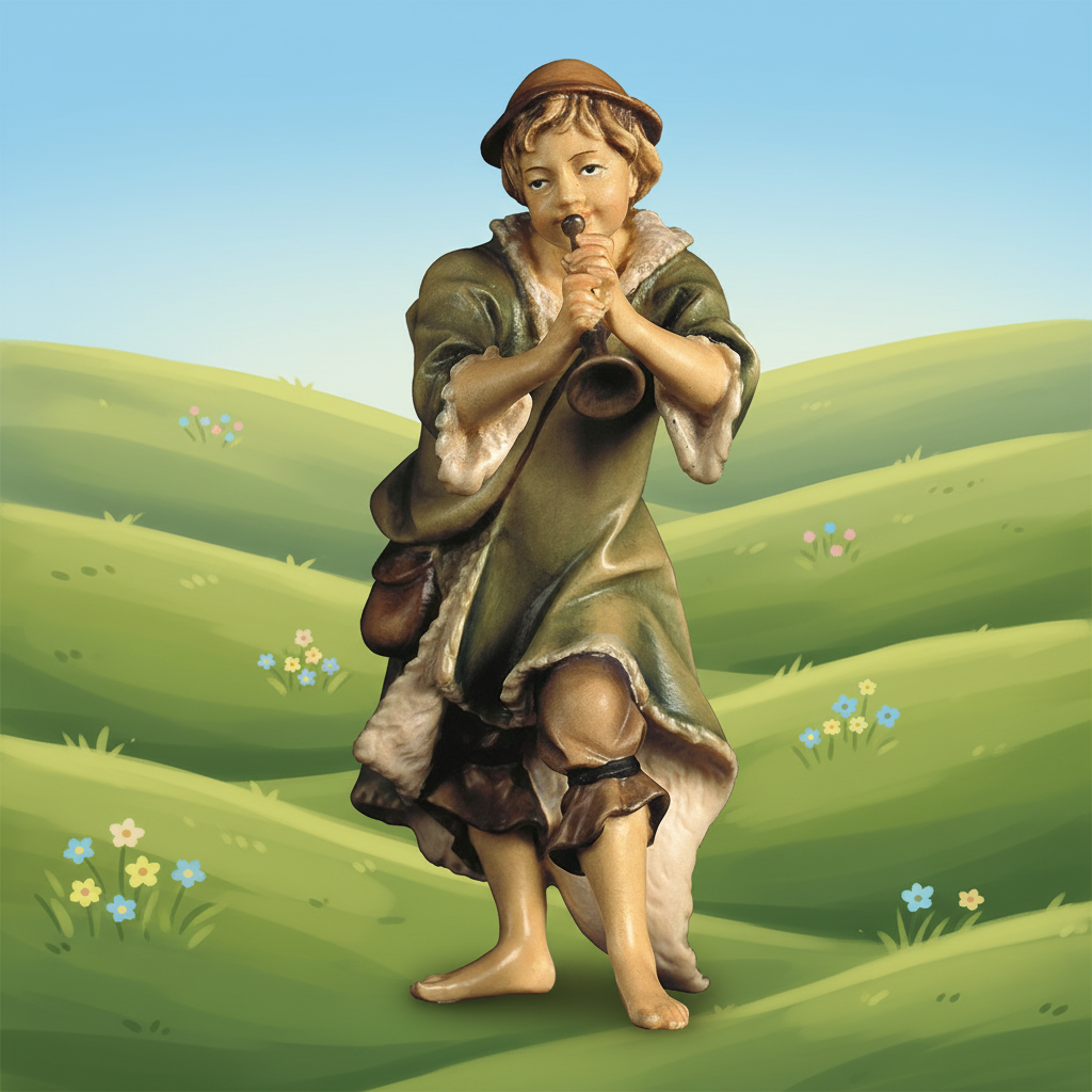 Bright Hillside - Boy with Trumpet