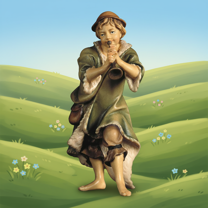 Bright Hillside - Boy with Trumpet