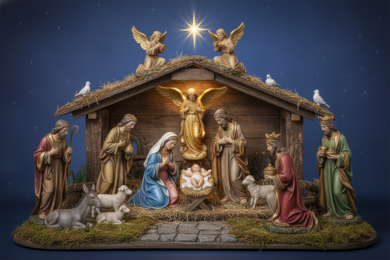 Complete Nativity Display