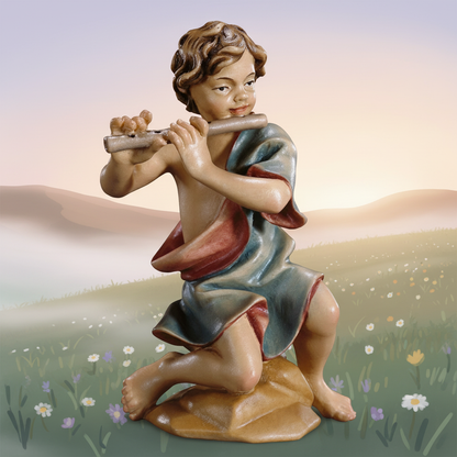 Dawn Meadow - Child with Flute
