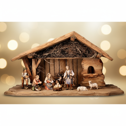 Enhanced 11-Piece Nativity Set