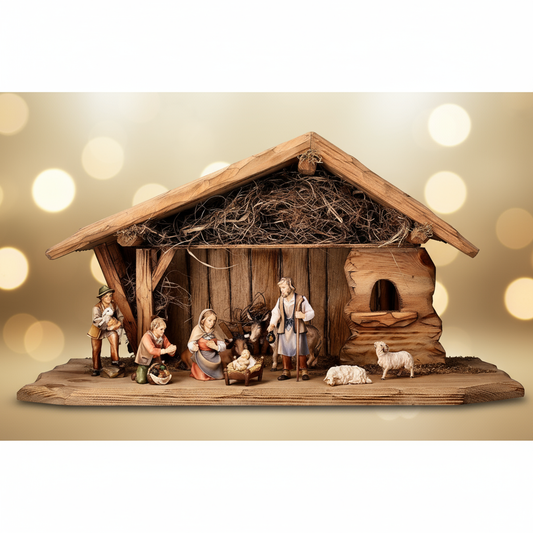 Enhanced 11-Piece Nativity Set