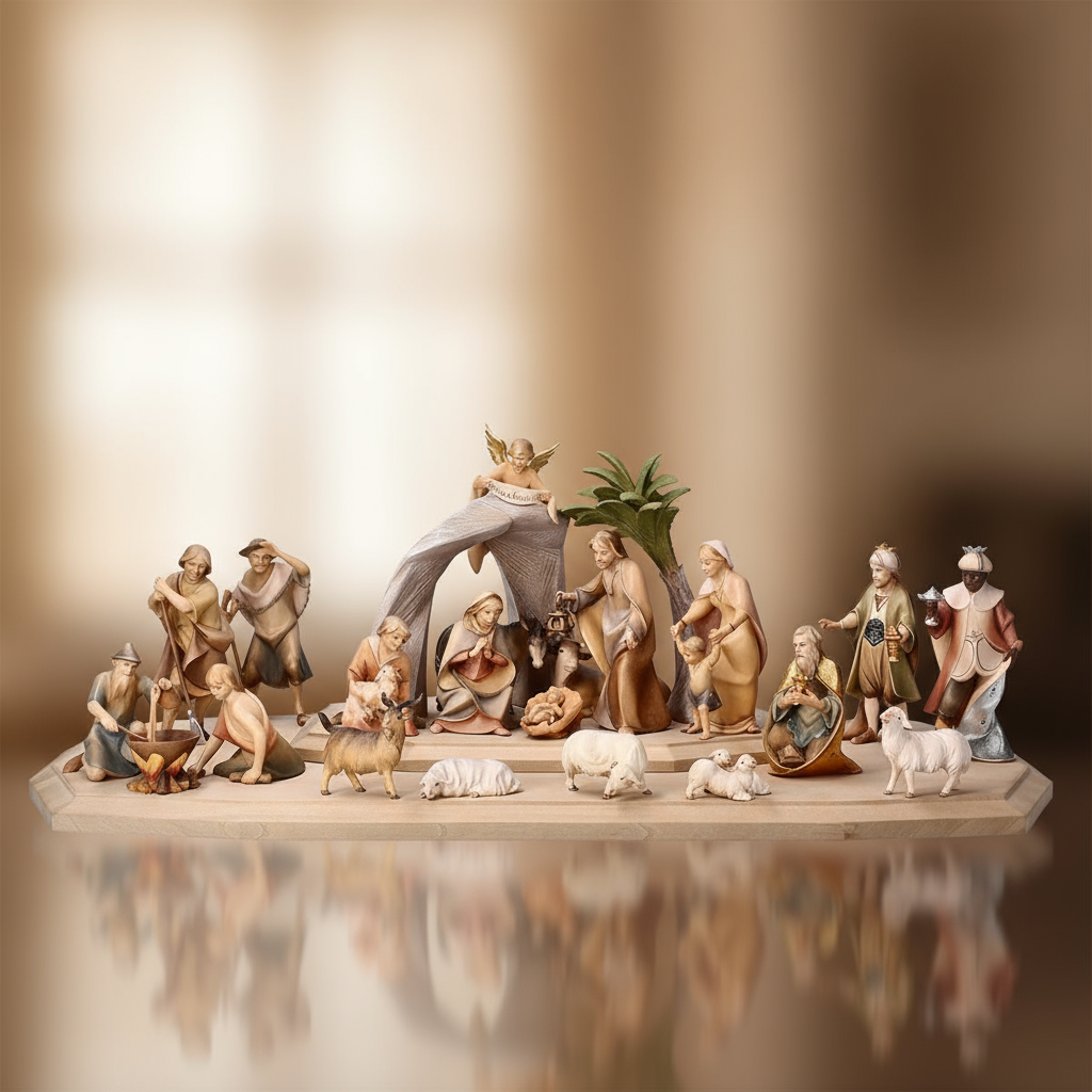 Enhanced 25-Piece Saviour Nativity Set