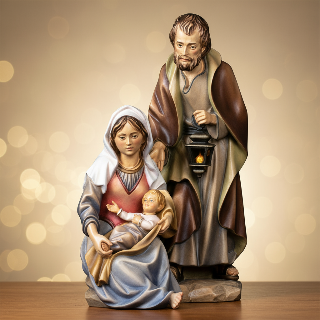 Enhanced 3 Piece Holy Family Nativity Set