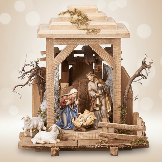 Enhanced 7-Piece Kostner Lantern Nativity