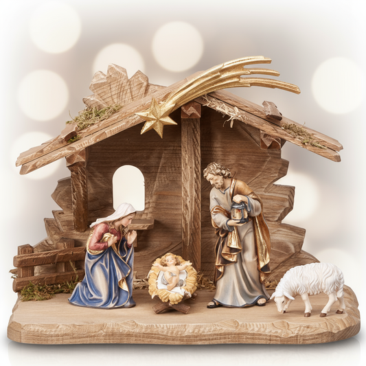 Enhanced 7-Piece Kostner Tyrol Stable with Star