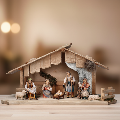 Enhanced 9-Piece Nativity Set