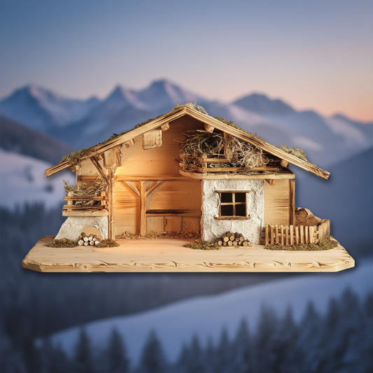 Enhanced Alps Nativity Stable