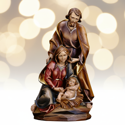 Enhanced Baroque Nativity Statue