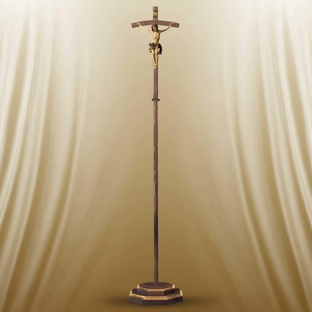 Enhanced Bent Processional Crucifix
