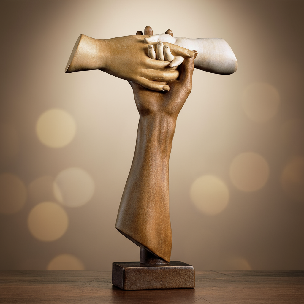 Enhanced Cross Of Friendship Tau Pedestal