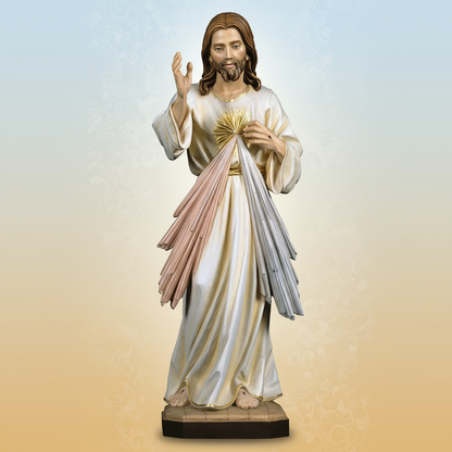 Enhanced Divine Mercy Statue