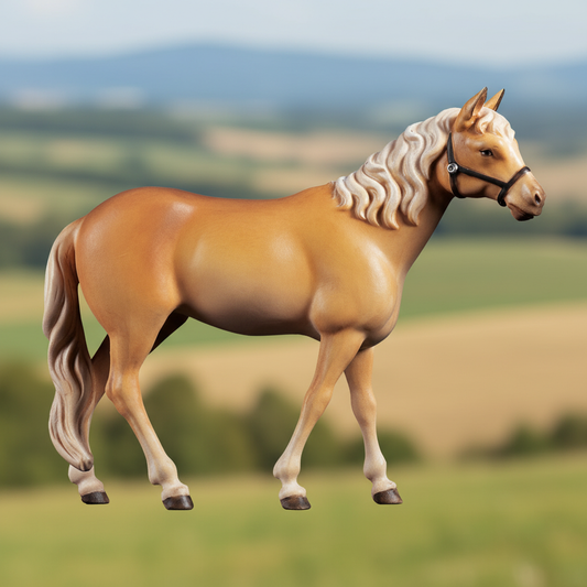 Enhanced Horse - Pastoral Outdoor Background