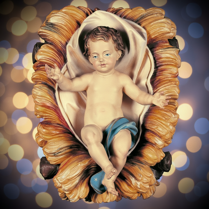 Enhanced Infant Jesus & Manger - Creative Background