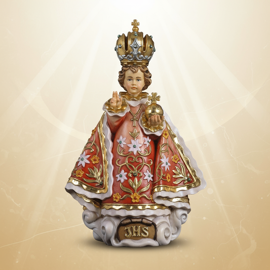 Enhanced Infant of Prague Statue
