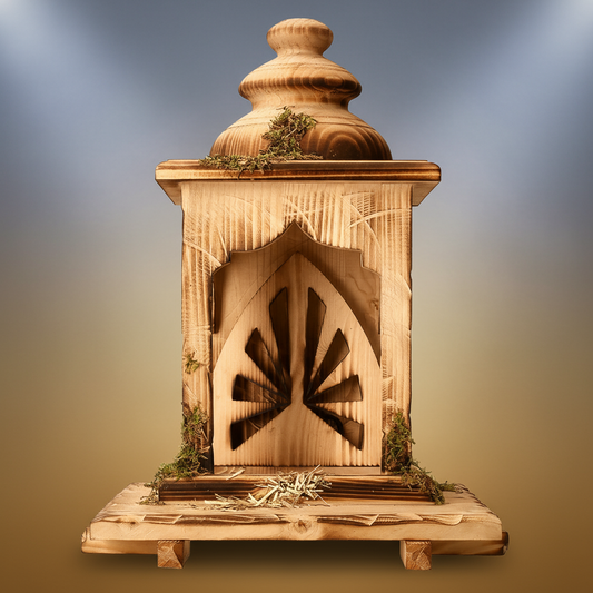 Enhanced Lantern Nativity Stable