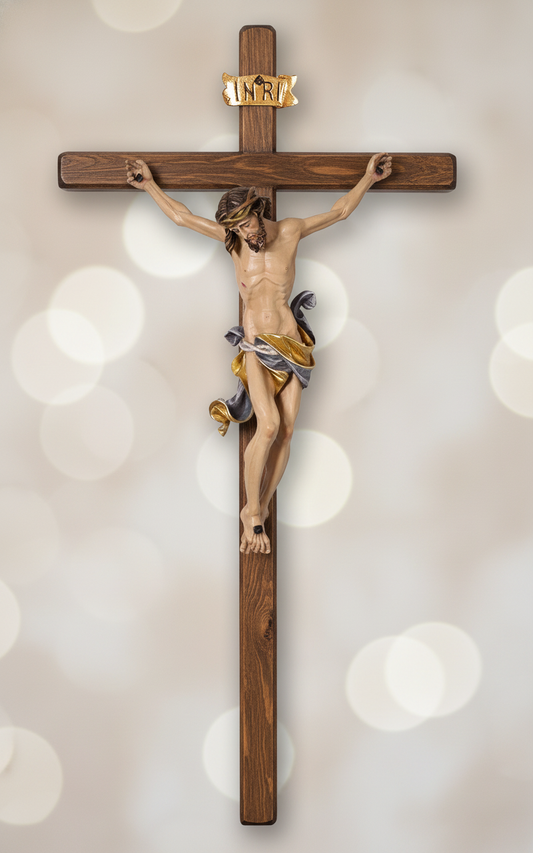 Enhanced Leonardo Crucifix - Blurred Wall Background