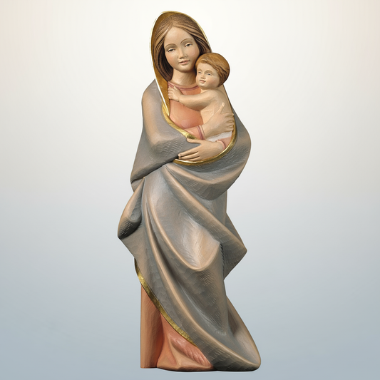 Enhanced Modern Blessed Mother & Child Statue