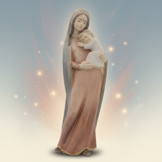 Enhanced Our Lady & Child Statue