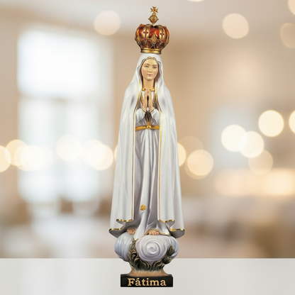 Enhanced Our Lady of Fatima Pilgrim with Crown