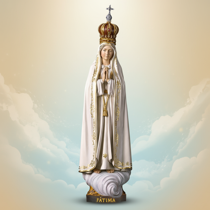 Enhanced Our Lady of Fatima Statue