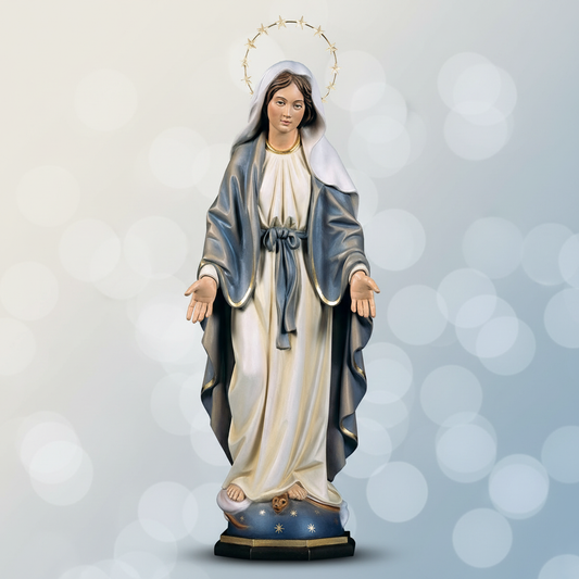 Enhanced Our Lady of Grace with Brass Halo