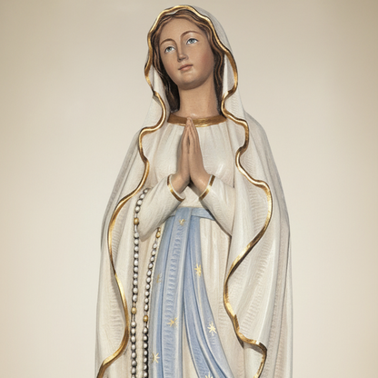Enhanced Our Lady of Lourdes Statue