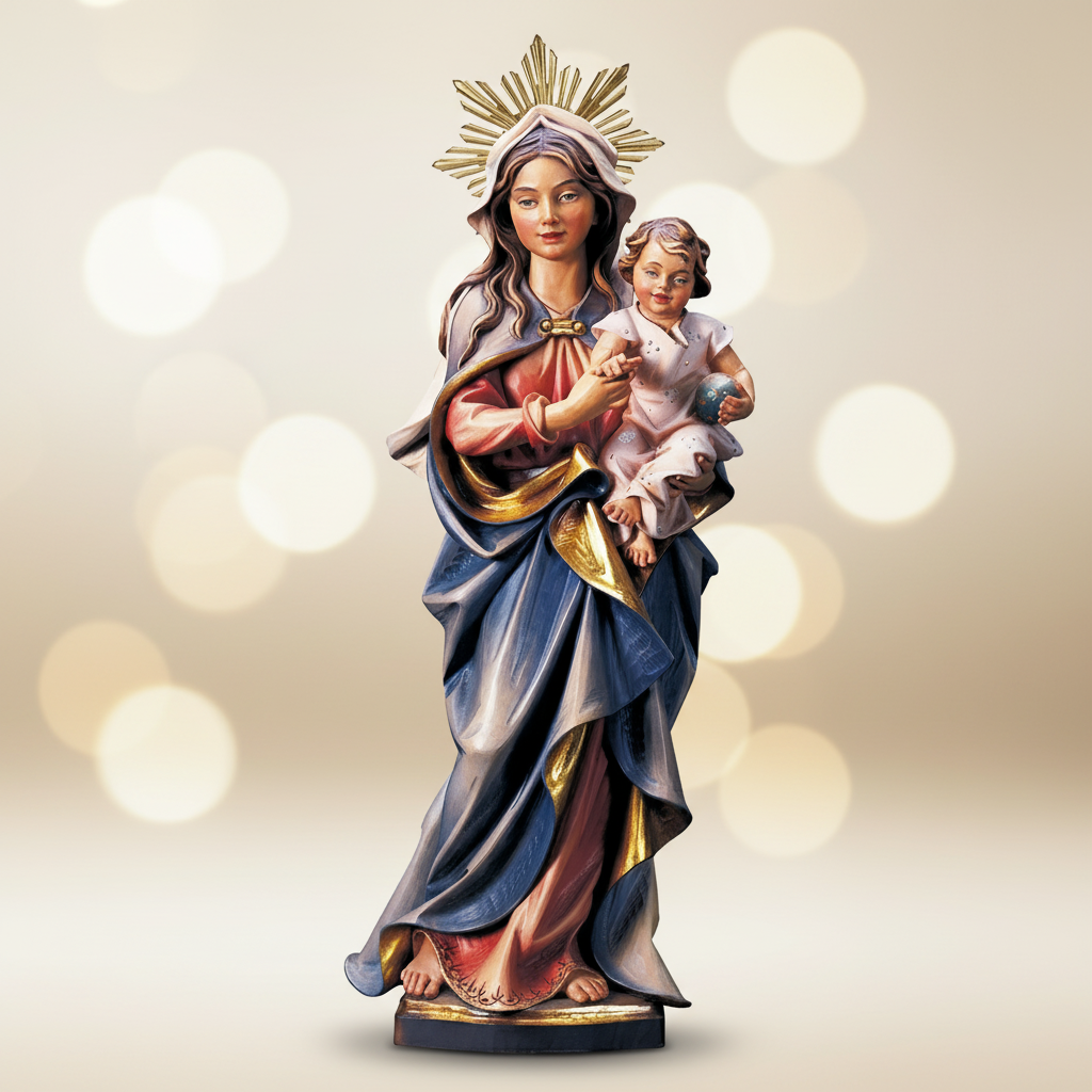 Enhanced Our Lady of the Universe with Halo