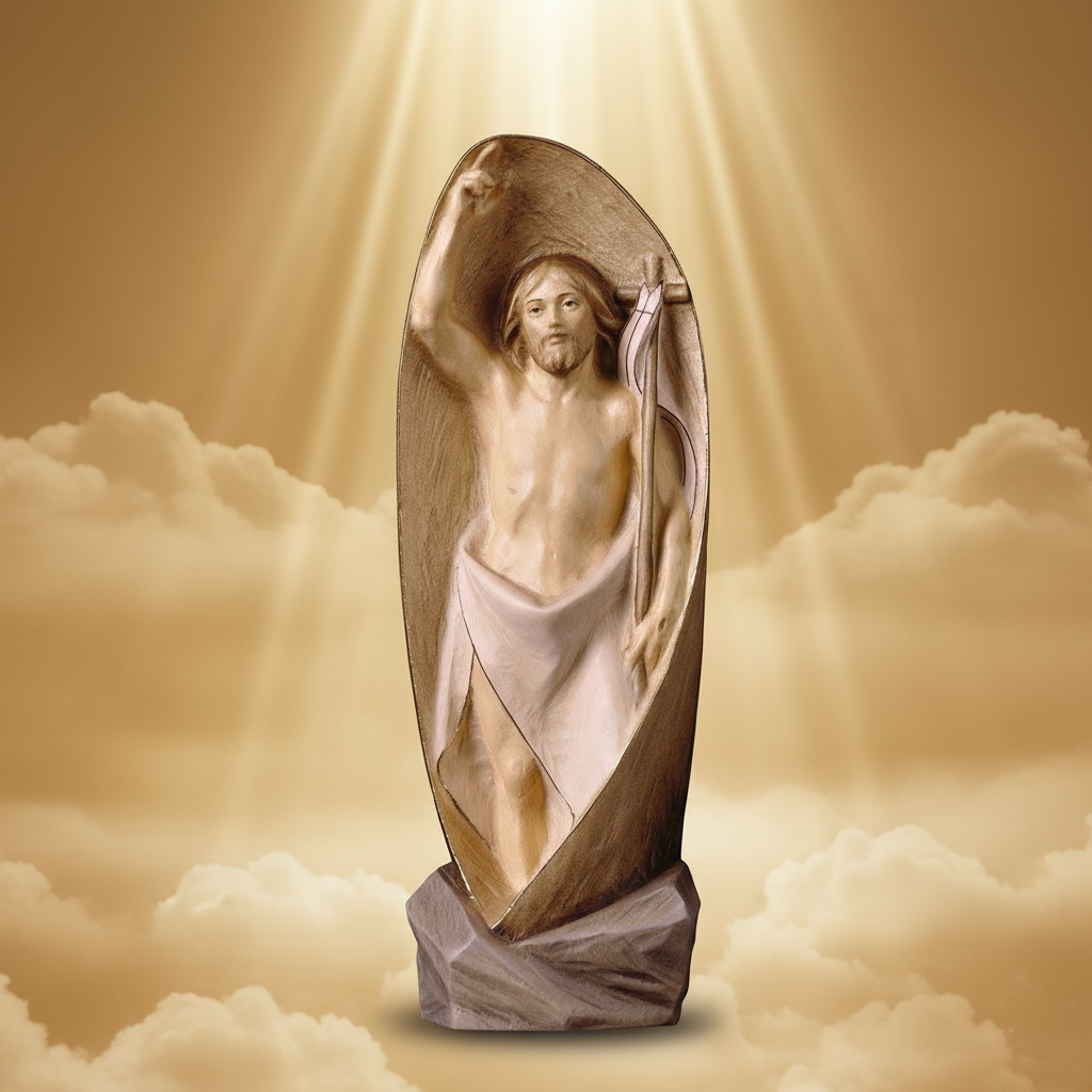 Enhanced Resurrection of Jesus Statue