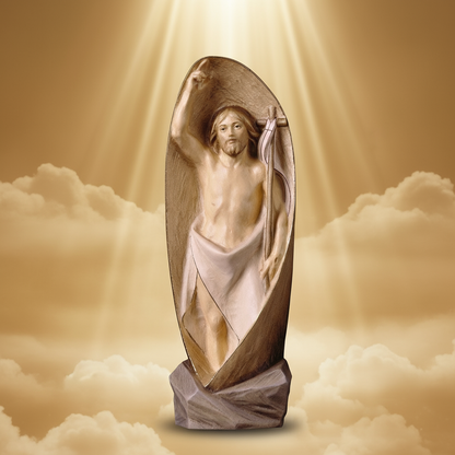 Enhanced Resurrection of Jesus Statue