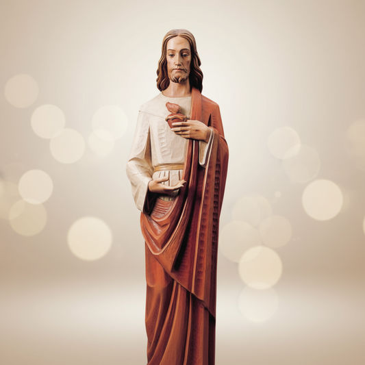 Enhanced Sacred Heart Fiberglass