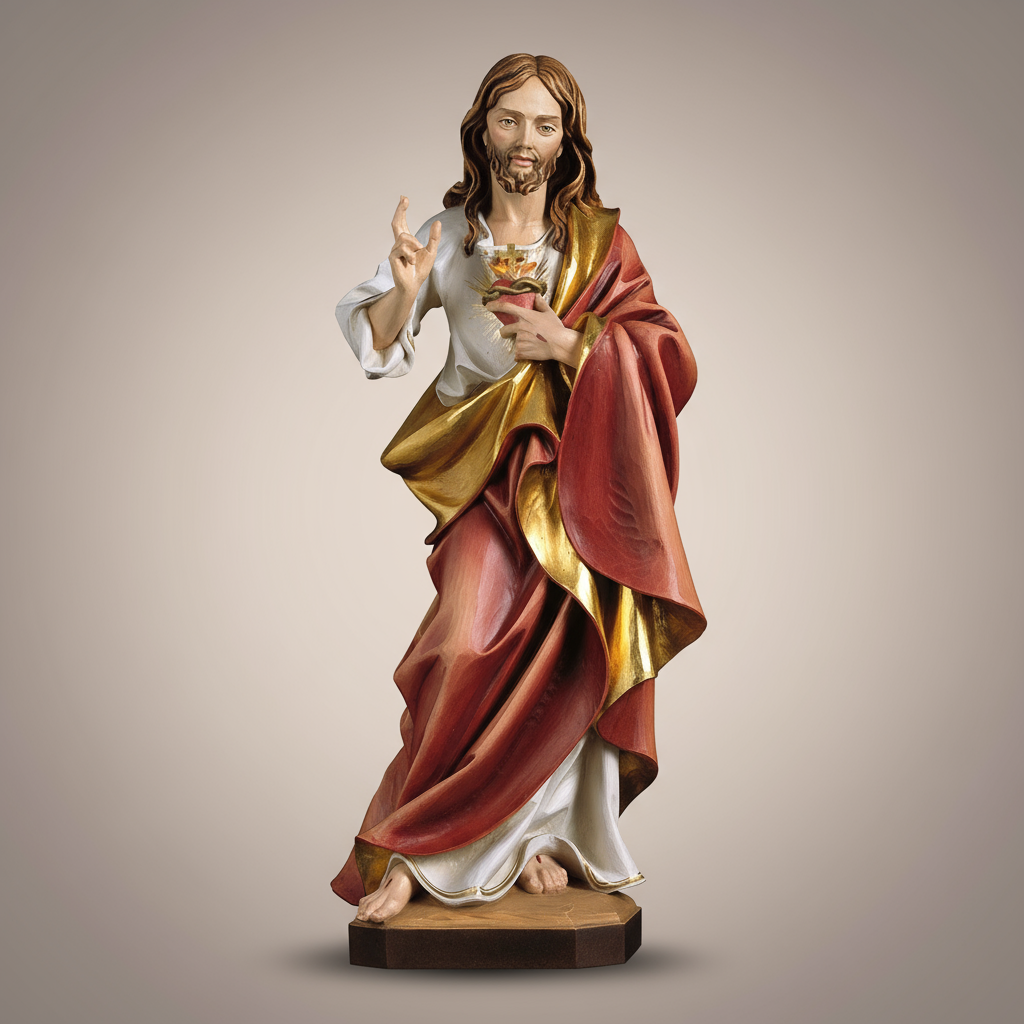 Enhanced Sacred Heart of Jesus - Natural Lighting