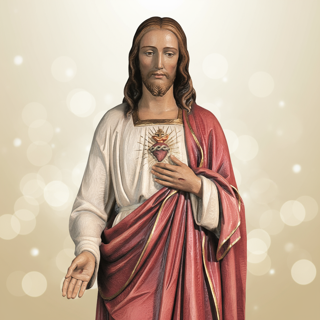 Enhanced Sacred Heart Of Jesus