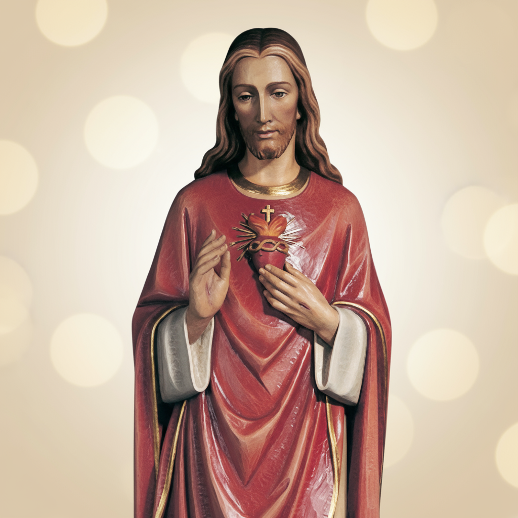 Enhanced Sacred Heart Of Jesus