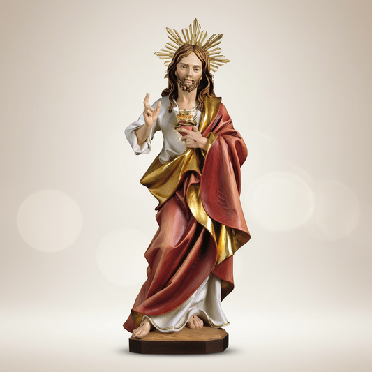 Enhanced Sacred Heart with Halo