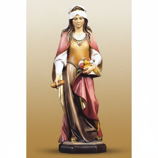 Enhanced Saint Elizabeth of Hungary Statue