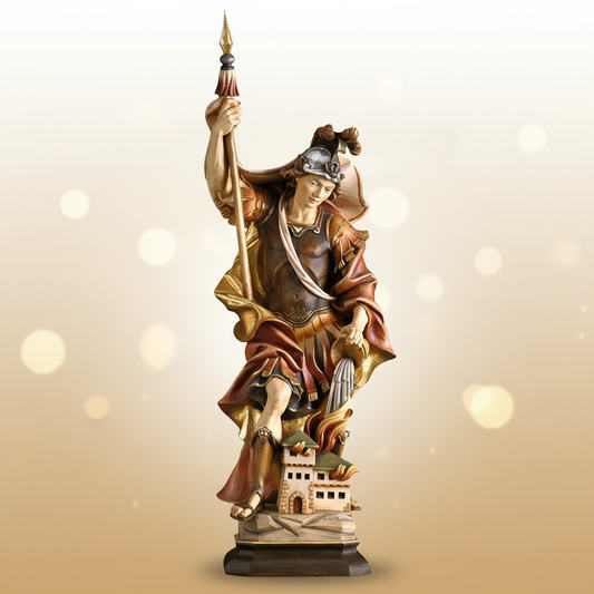 Enhanced Saint Florian Statue