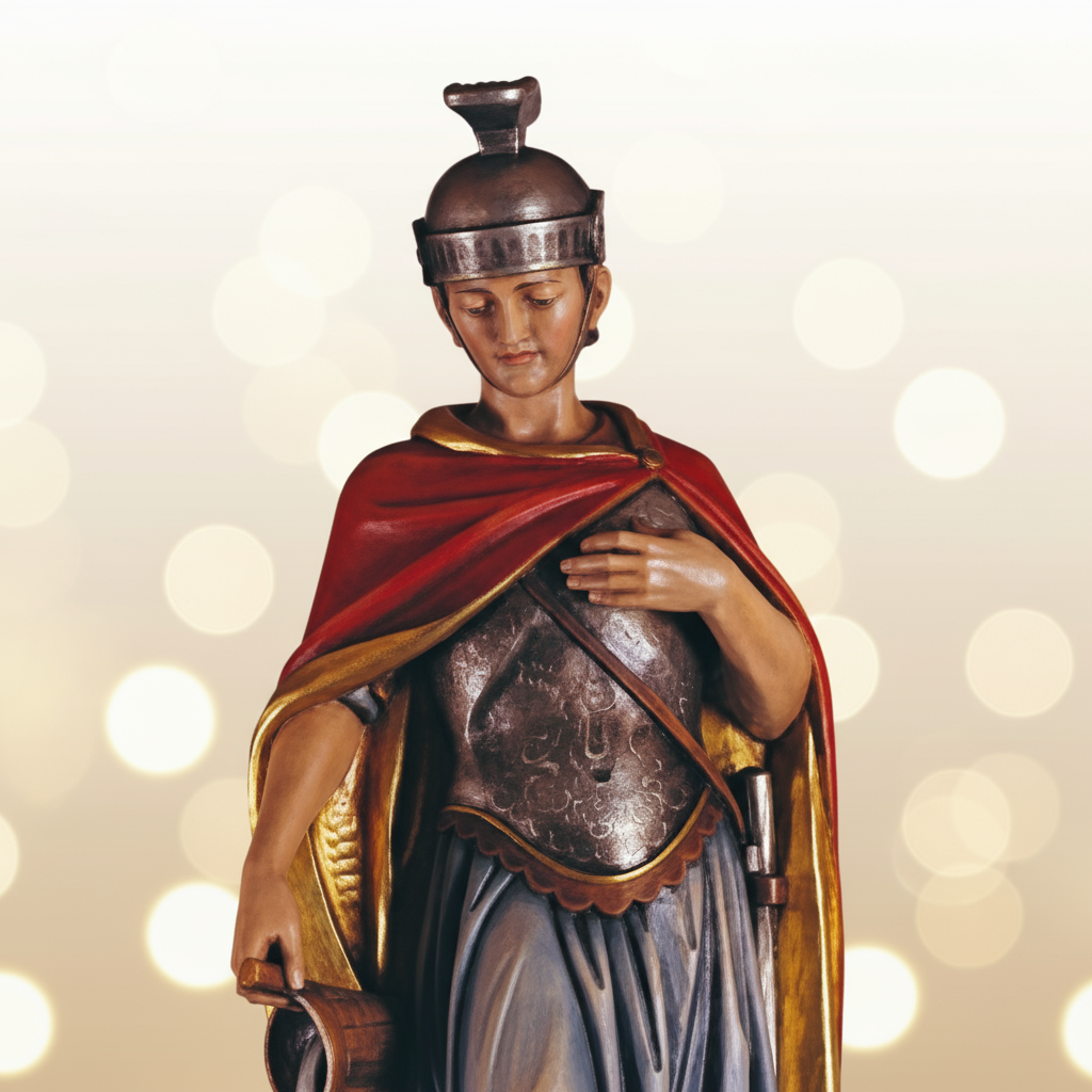 Enhanced Saint Florian Statue