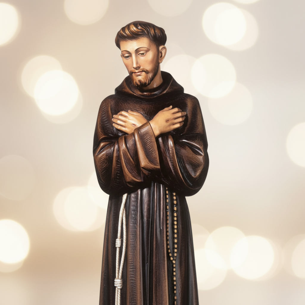 Enhanced Saint Francis of Assisi - Matching Original