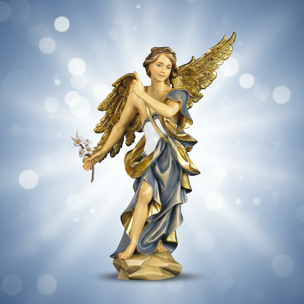 Enhanced Saint Gabriel Statue