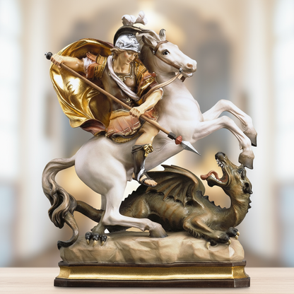 Enhanced Saint George Statue