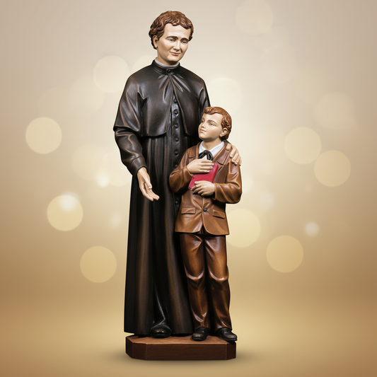 Enhanced Saint John Bosco Statue