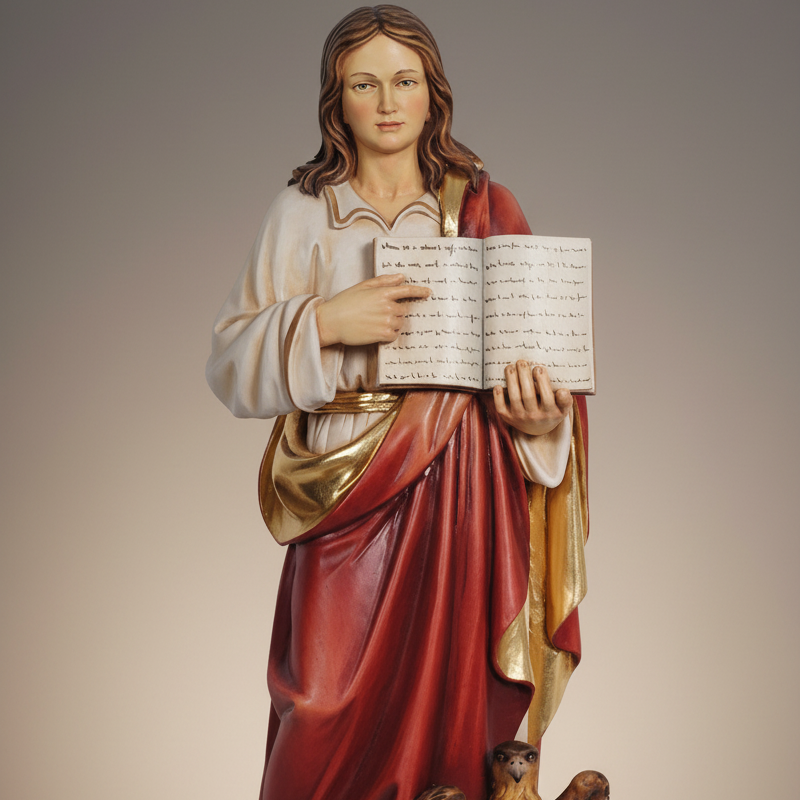 Enhanced Saint John the Evangelist Statue
