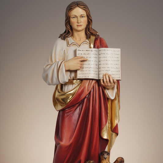 Enhanced Saint John the Evangelist Statue