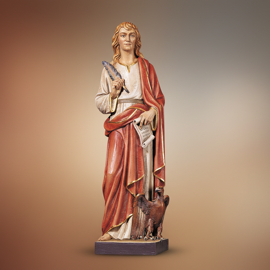 Enhanced Saint John the Evangelist Statue