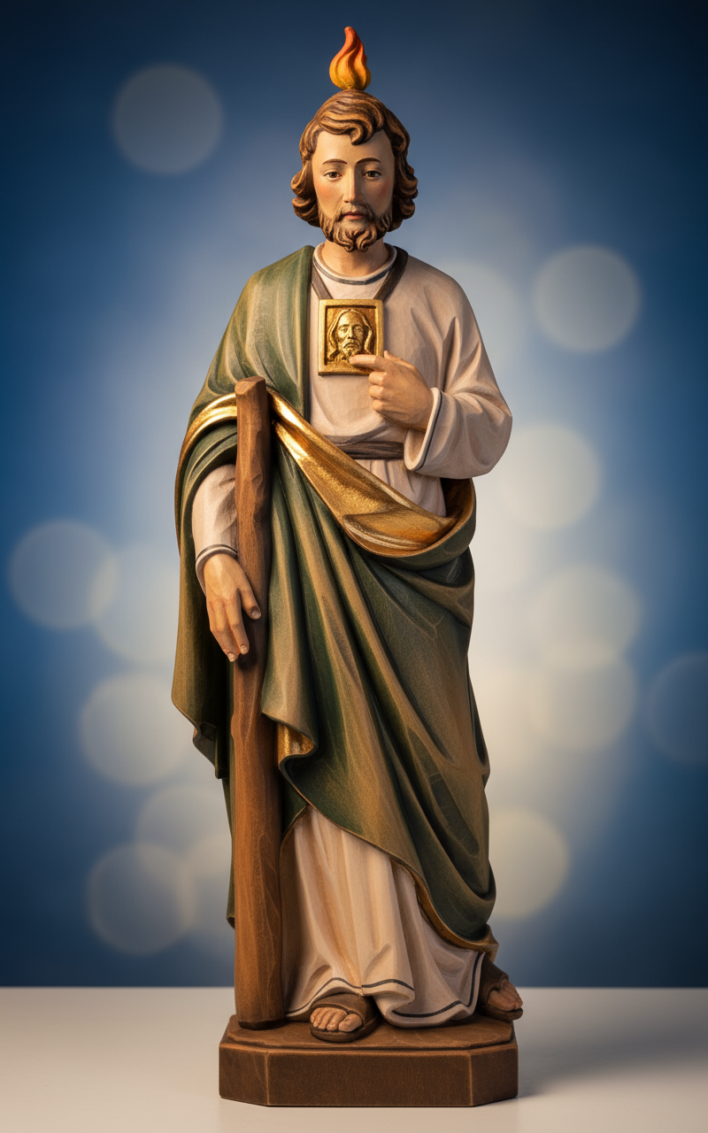 Enhanced Saint Jude Statue