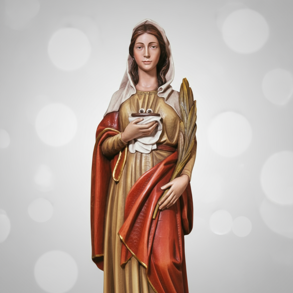 Enhanced Saint Lucy Statue