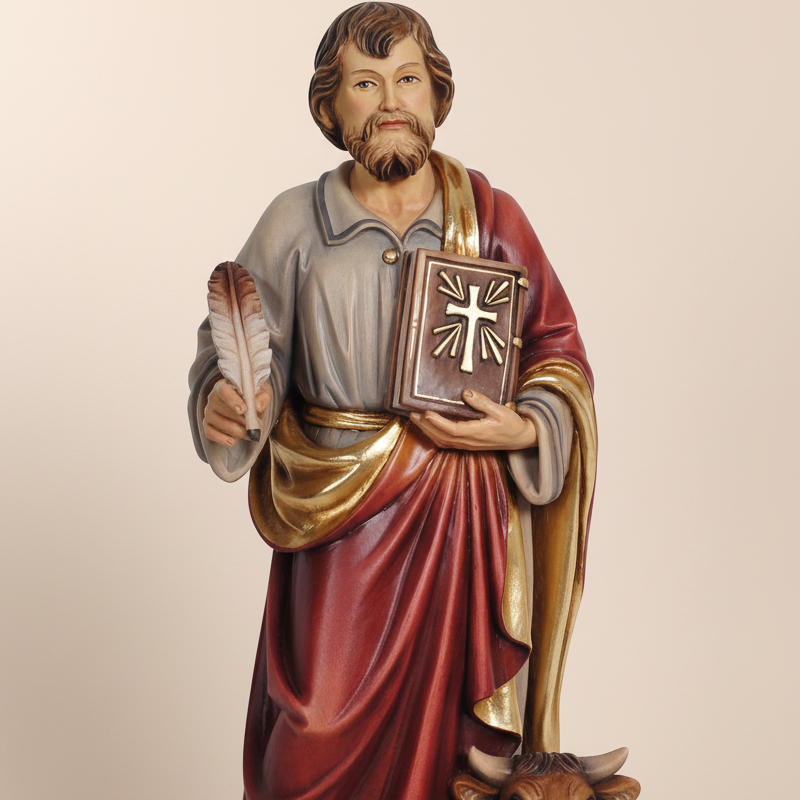 Enhanced Saint Luke the Evangelist Statue