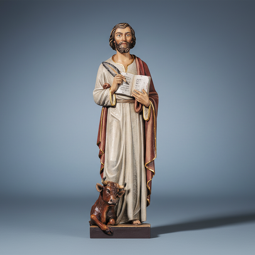 Enhanced Saint Luke the Evangelist Statue